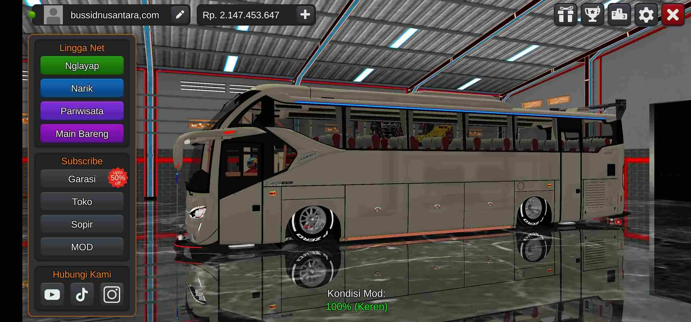 Mod Bussid SR2 Racing Ceper V2