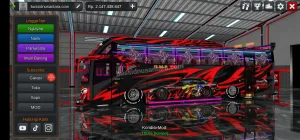 Livery Bussid SR2 Racing Sonic SHD 4
