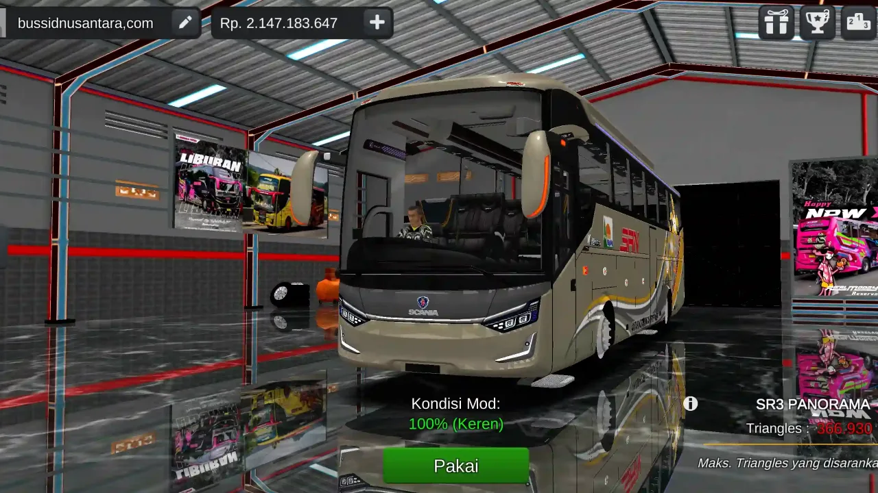 Mod Bussid SR3 SAN Panorama