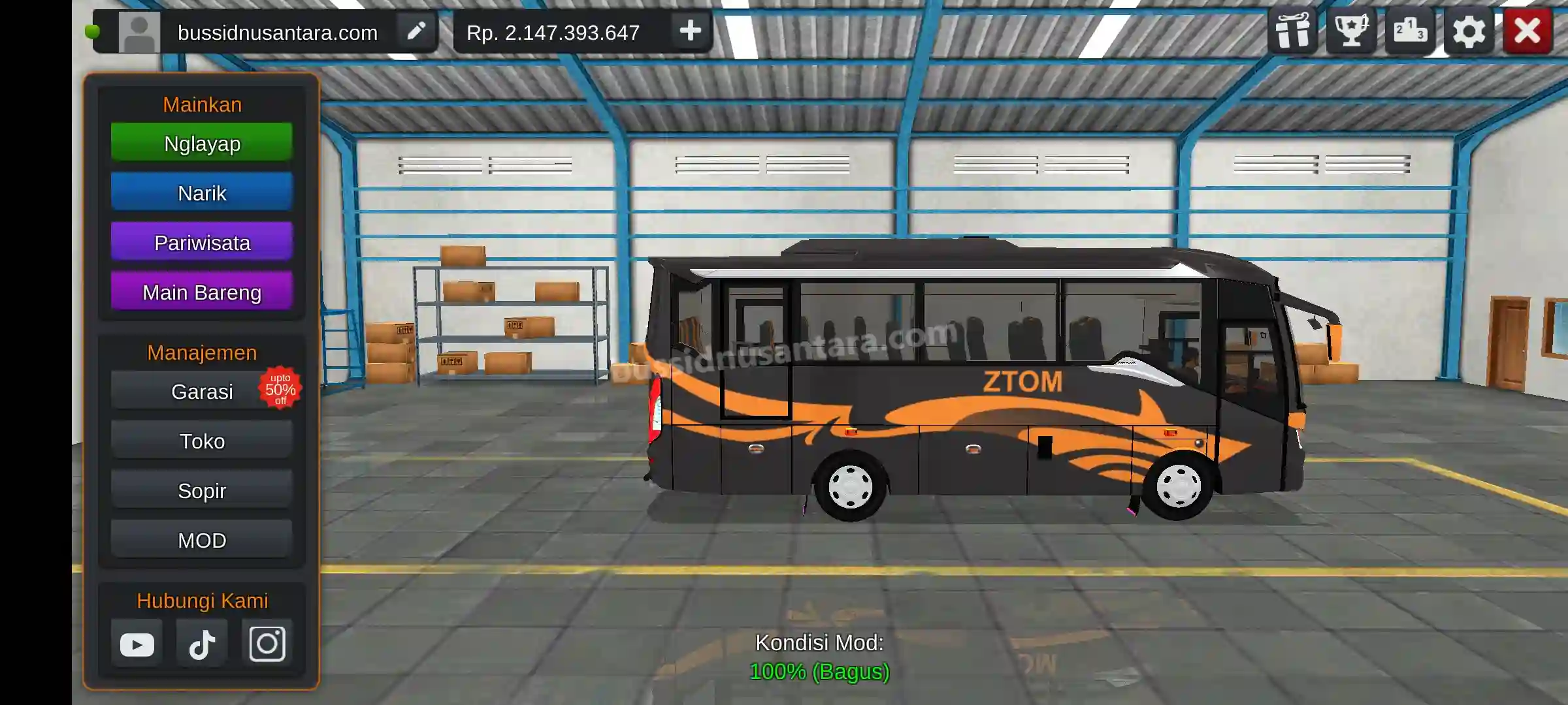 Mod Bussid All New Tourista