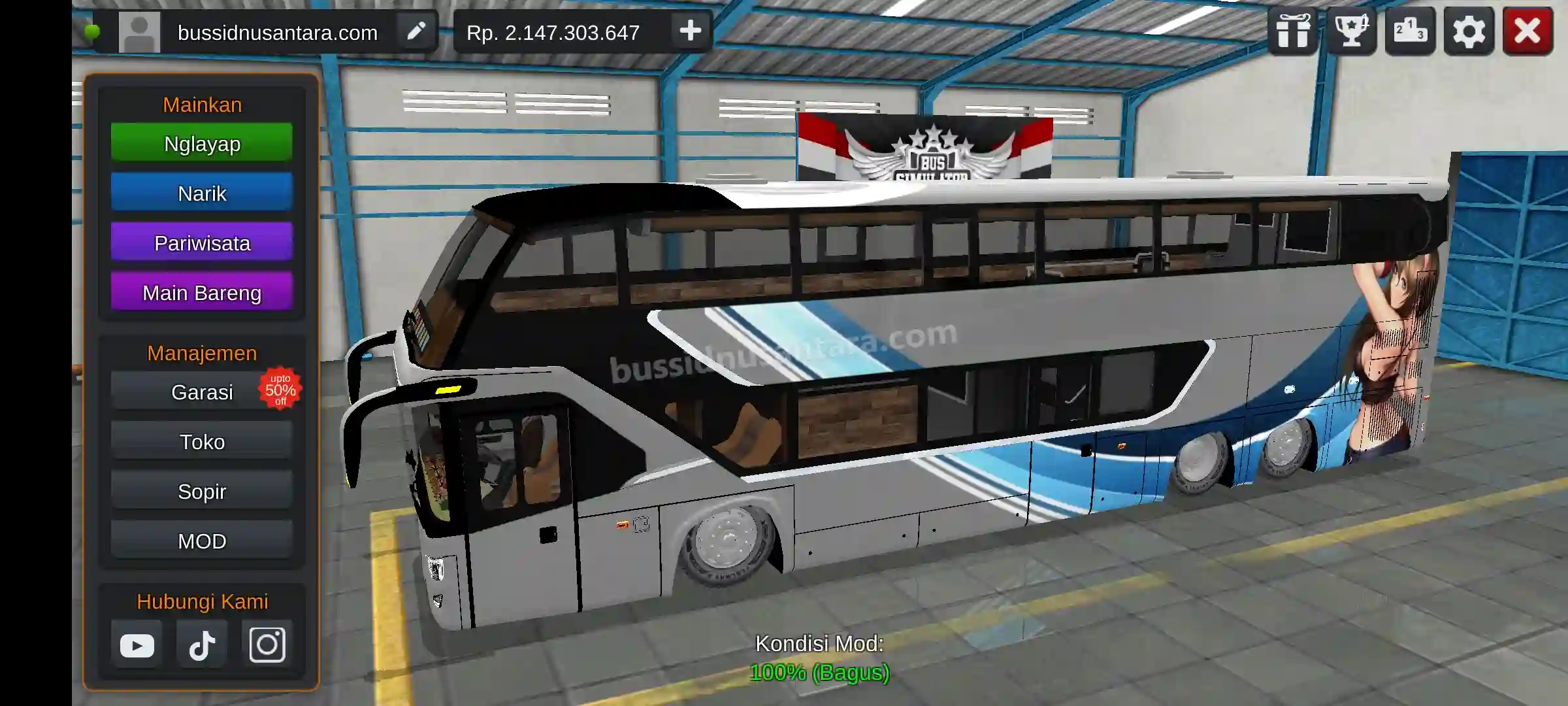 Mod Bussid Avante D2 SDD